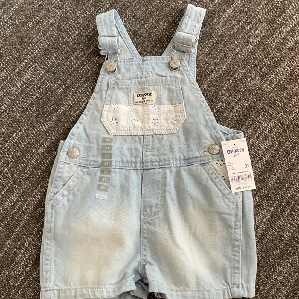 Oshkosh lace overalls